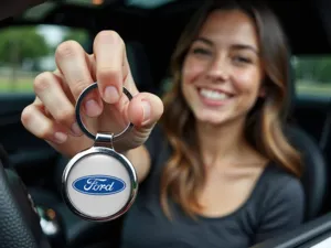 Ford Porte-clés Personnalisé Logo Premium Unique